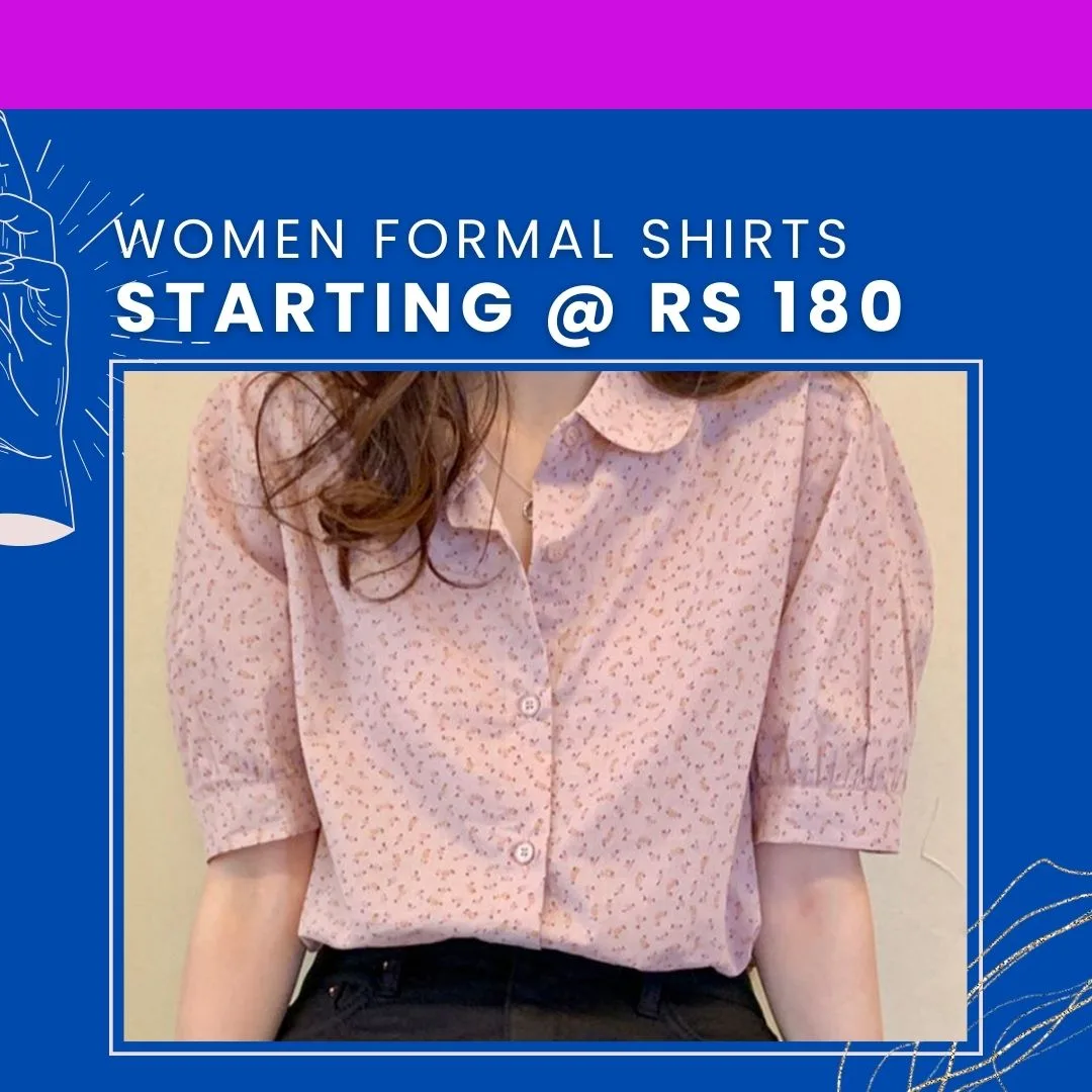 Women Formal Shirts Starting @ Rs 180